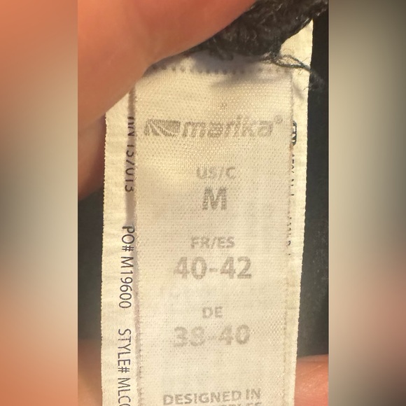 Marika Mid Calf Capri Leggings Tummy Control Medium  Black Speckled - Picture 6 of 6